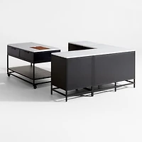 Alfresco Petite L-Shaped Outdoor Kitchen Set with Island