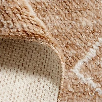 Algiers Wool Hand-Knotted Sand Brown Area Rug