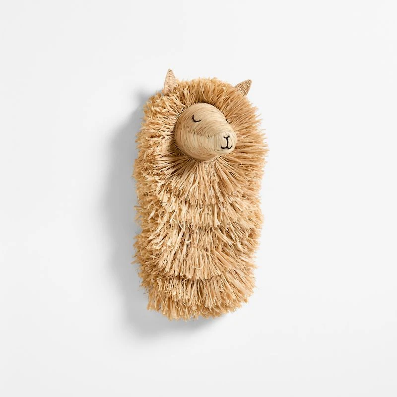 All Across Africa Llama Head Wall Decor