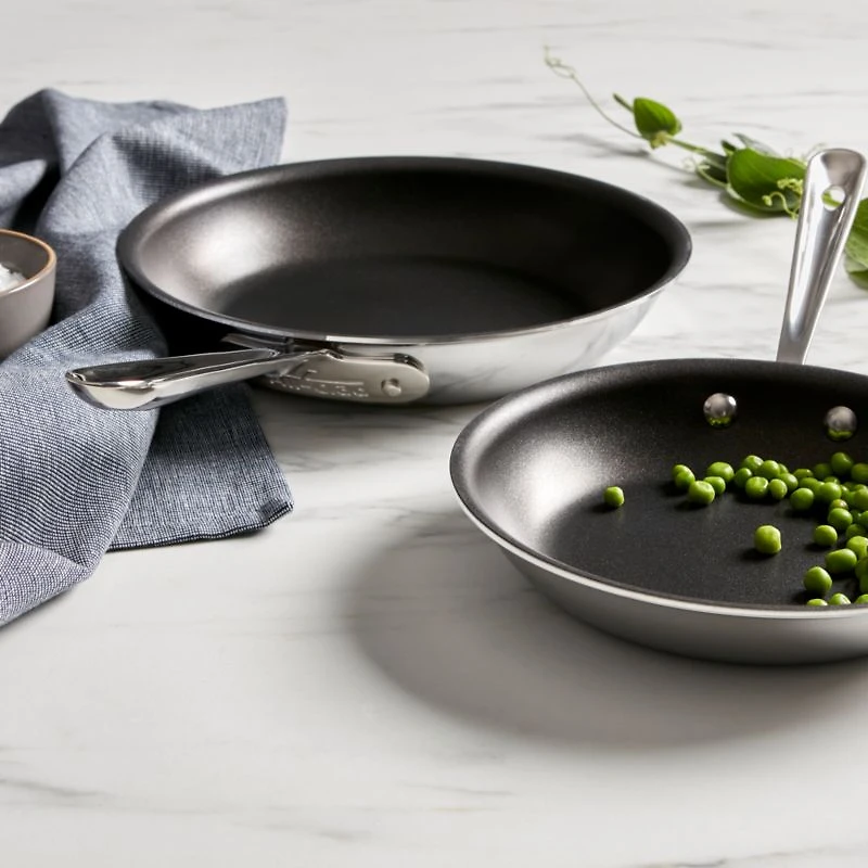 All-Clad ® d3 Pro Stainless Non-Stick Fry Pans, Set of 2