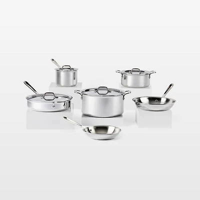 All-Clad © d3 Stainless Steel 10-Piece Cookware Set