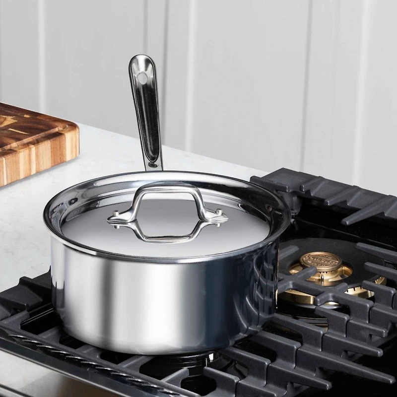 All-Clad ® d3 Stainless Steel 3-qt. Saucepan with Lid