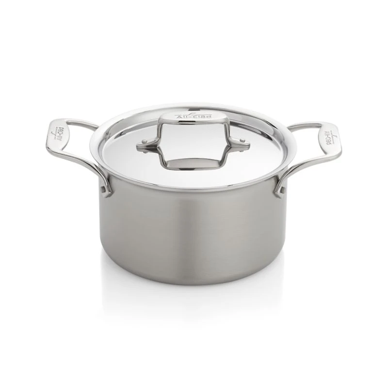 All-Clad ® d5 ® Brushed Stainless Steel 4 qt. Soup Pot with Lid