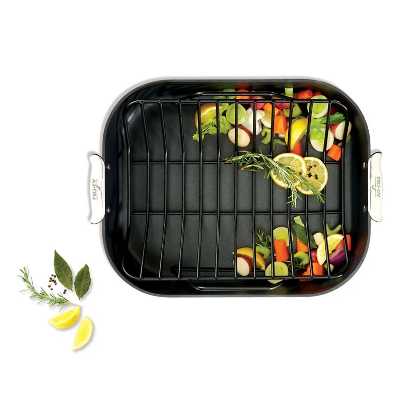 All-Clad ® HA1 16.5" Non-Stick Roasting Pan with Rack