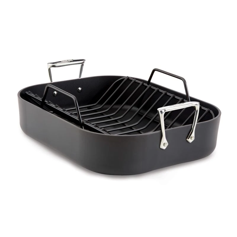 All-Clad ® HA1 16.5" Non-Stick Roasting Pan with Rack
