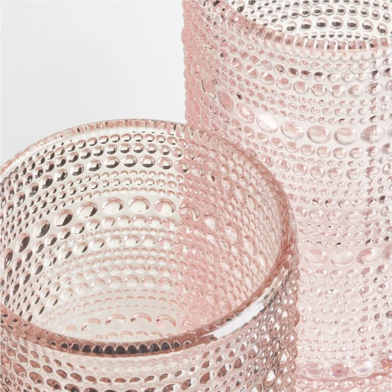 Alma 10-Oz. Pink Double Old-Fashioned Glass