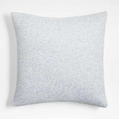 Alpine Cozy Ivory and Grey Reversible 23"x23" Throw Pillow Cover