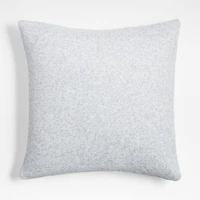 Alpine Cozy Ivory and Grey Reversible 23"x23" Throw Pillow Cover