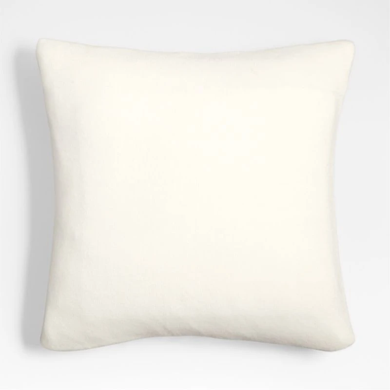 Alpine Cozy Ivory and Indigo Blue Reversible 23"x23" Throw Pillow Cover