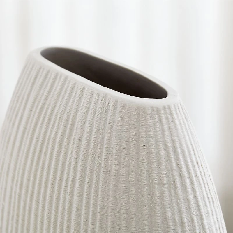 Alura Cream Tall Vase