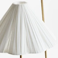 Alva Brass Metal 3-Light Floor Lamp 71"