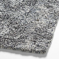 Alvarez Wool Hand-Tufted Black Area Rug Swatch