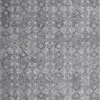 Alvarez Wool Hand-Tufted Black Area Rug Swatch