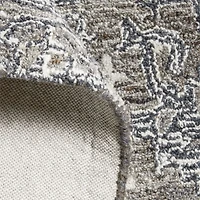 Alvarez Wool Hand-Tufted Grey Area Rug Swatch