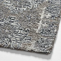 Alvarez Wool Hand-Tufted Grey Area Rug Swatch