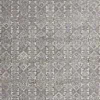 Alvarez Wool Hand-Tufted Grey Area Rug Swatch