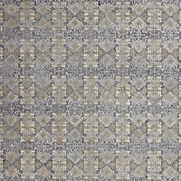 Alvarez Wool Hand-Tufted Lapis Blue Area Rug 6'x9'