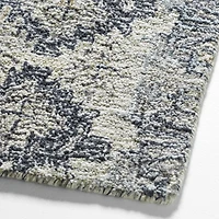 Alvarez Wool Hand-Tufted Mineral Blue Area Rug 6'x9'