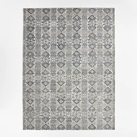 Alvarez Wool Hand-Tufted Mineral Blue Area Rug 6'x9'