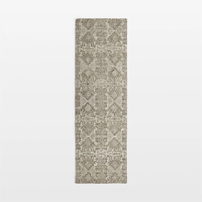 Alvarez Wool Hand-Tufted Runner Rug 2'10"x9