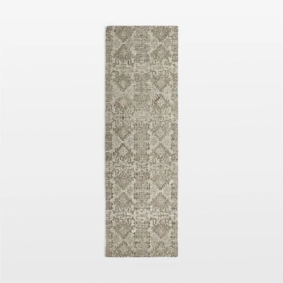 Alvarez Wool Hand-Tufted Runner Rug 2'10"x9