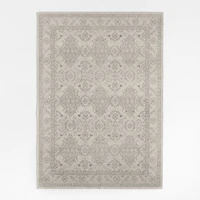 Amalfi Wool Traditional Hand-Knotted Beige Area Rug 8'x10'