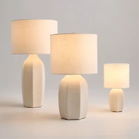 Amaryllis White Ceramic Mini Table Lamp 15"