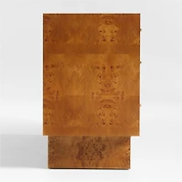 Ambrose 76" Mappa Burl Wood 6-Drawer Dresser