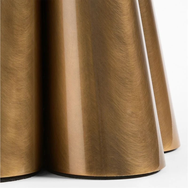 Amorata Brass Table Lamp with Brass Shade