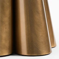 Amorata Brass Table Lamp with Brass Shade