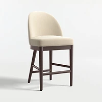 Ana Ivory Counter Stool with Performance Fabric