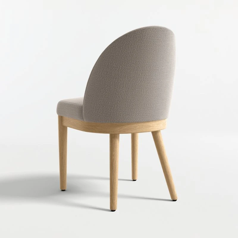 Ana Grey Natural Wood Dining Chair