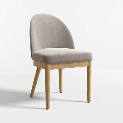 Ana Grey Natural Wood Dining Chair