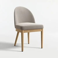 Ana Grey Natural Wood Dining Chair