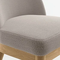 Ana Grey Natural Wood Dining Chair