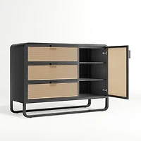 Anaise Cane 3-Drawer Chest