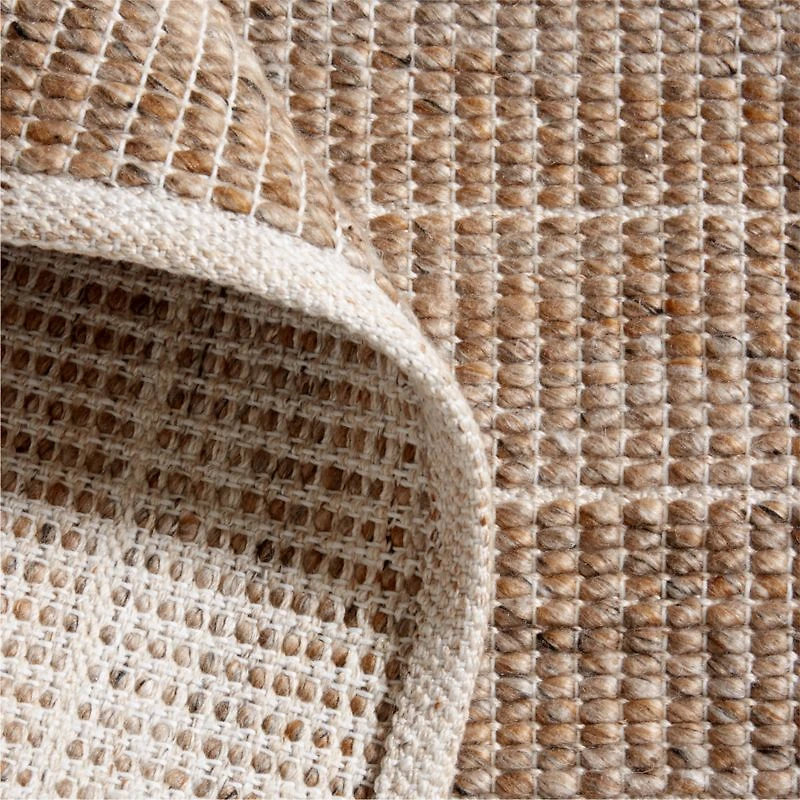 Andalucia Performance Handwoven Beige Area Rug 6'x9'