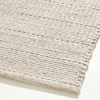 Andalucia Performance Handwoven Sand Beige Rug Swatch 12"x18"