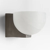 Ando Black Alabaster Sconce Light
