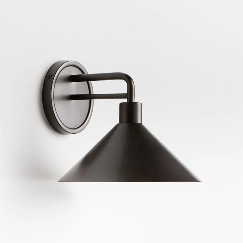 Andre Black Wall Sconce Light