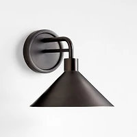 Andre Gunmetal Black Indoor/Outdoor Wall Sconce Light