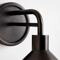Andre Gunmetal Black Indoor/Outdoor Wall Sconce Light