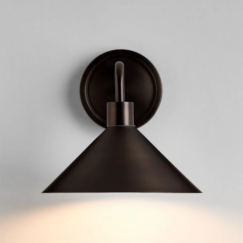 Andre Gunmetal Black Indoor/Outdoor Wall Sconce Light