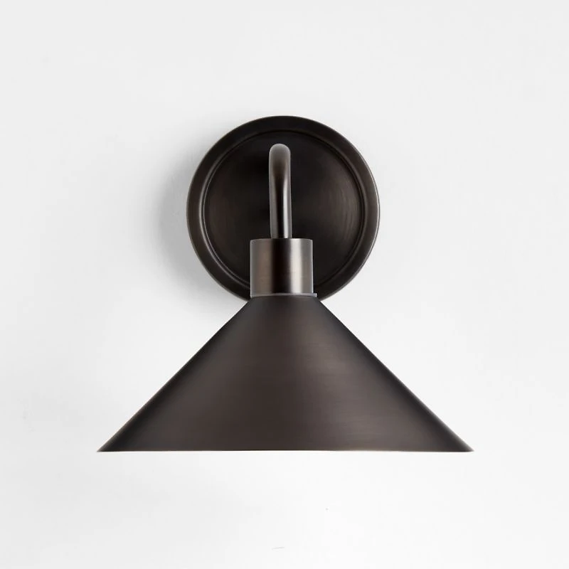Andre Gunmetal Black Indoor/Outdoor Wall Sconce Light