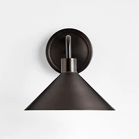Andre Gunmetal Black Indoor/Outdoor Wall Sconce Light