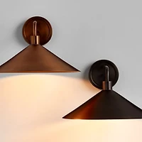 Andre Large Brass Indoor/Outdoor Wall Sconce Light