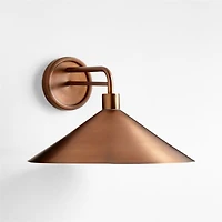 Andre Large Brass Indoor/Outdoor Wall Sconce Light