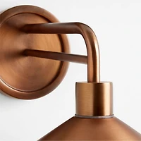 Andre Large Brass Indoor/Outdoor Wall Sconce Light