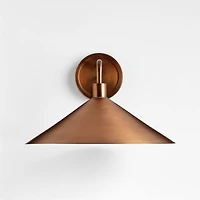 Andre Large Brass Indoor/Outdoor Wall Sconce Light