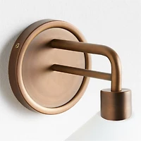 Andre White and Brass Wall Sconce Light